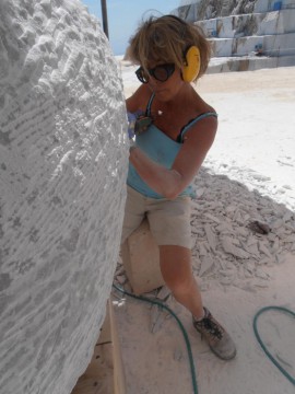 7 artists in Cava Querciola, Carrara and the Swedish Institute in Rome 2011