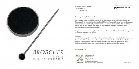   GRUPPUTSTÄLLNING BROSCHER 